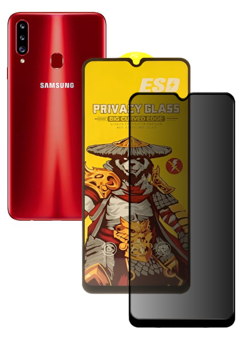 ESD Tempered Dustproof Privacy Glass Screen Protector Compatible For Samsung Galaxy A20s - Image 1