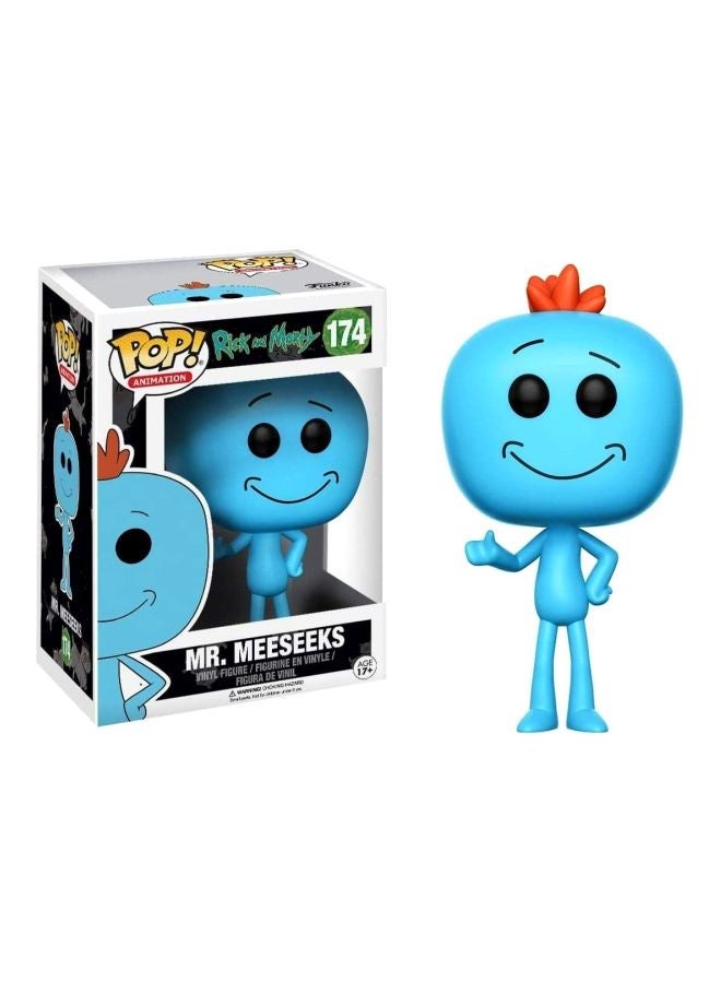 NIBEMINENT Pop Rick And Morty Mr. Meeseeks Vinyl Figure 3.75inch - Image 2