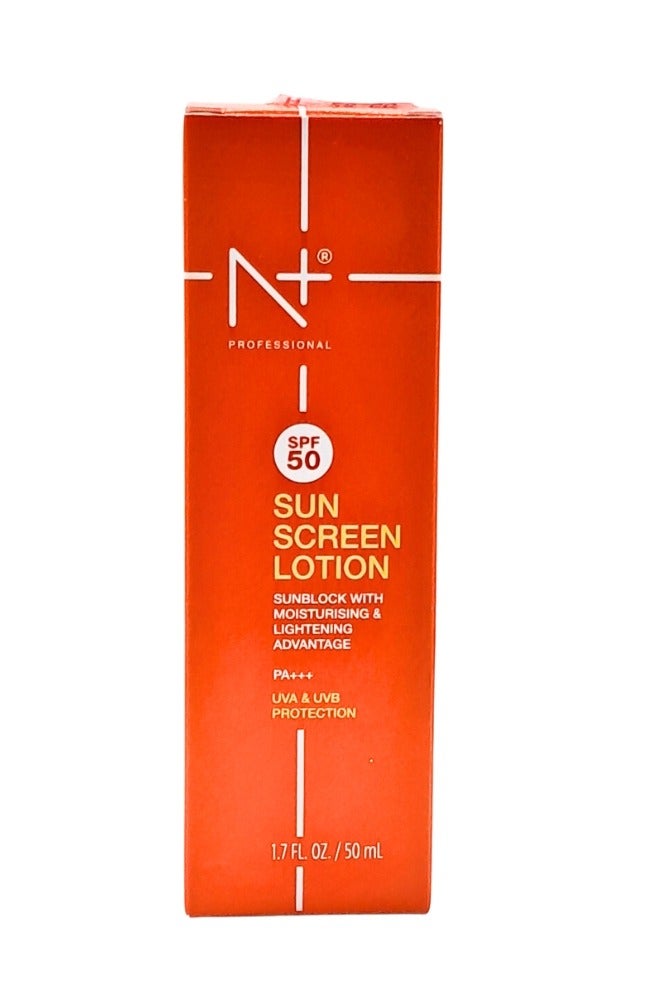 N+ Professional N+ Sun Screen Lotion Spf50 50Ml