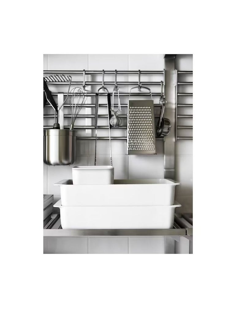 Oven dish, white18x13 cm - Image 3