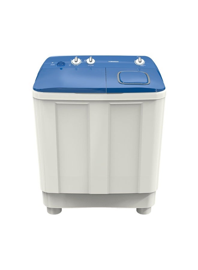 Washing Machine Half Auto 12 Kg Pump White x Blue TMH-HS12CP(WB)