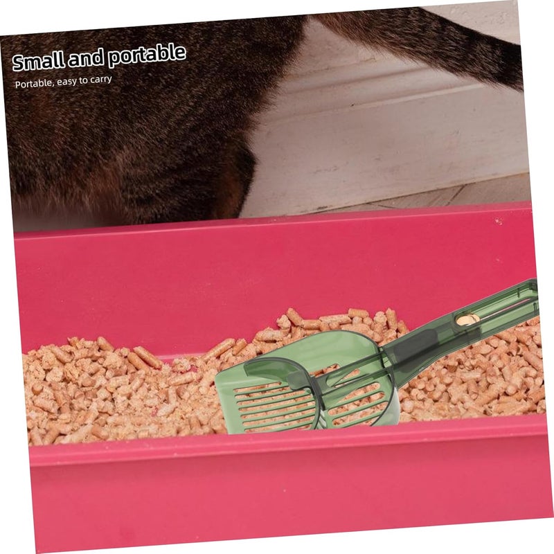 Cat Litter Scoop Sifting Shovel for Cats Hamsters Comfortable Handle Easy Design for Effortless Waste Removal and Litter Box Maintenance - Image 2