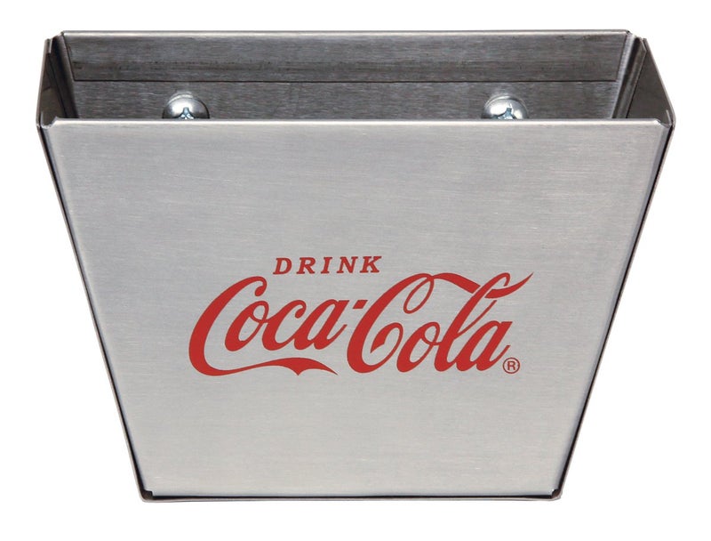 Tablecraft TableCraft CocaCola Stainless Steel Cap Catcher RedSilver 