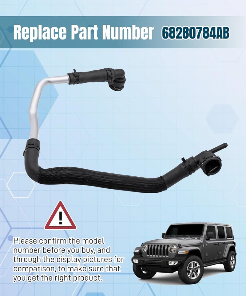 Maigoo HVAC Heater Hose Kit 68280784AB for 2018-2021 Jeep Wrangler 2.0L - Image 3