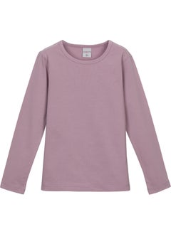 Lovetti Dusty Rose Basic Seasonal Lycra Long Sleeve Girls T-Shirt  - Image 2