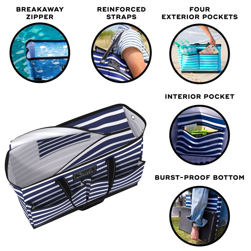 SCOUT Ben Pocket Tote - Large Multi-Use Tote Bag for, Nurses, Teachers, and Moms, 5 Pockets for Organizing, Breakaway Zipper - Image 2