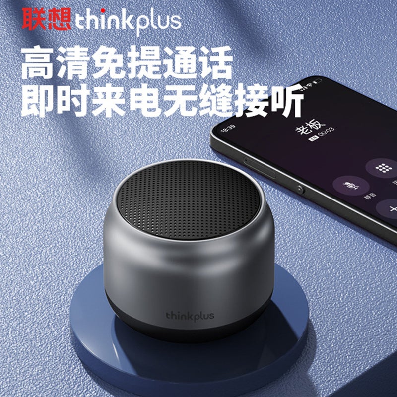 K30 Wireless 5.0 Bluetooth Speaker Metal Body Sound Bass Notebook Thinkplus - Image 2