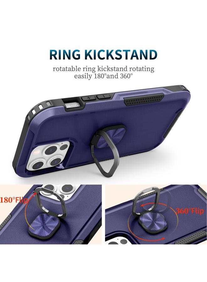 Zaboon Case For iPhone 13 Pro 3 in 1 PC + TPU Phone Case with Ring Holder - Image 5