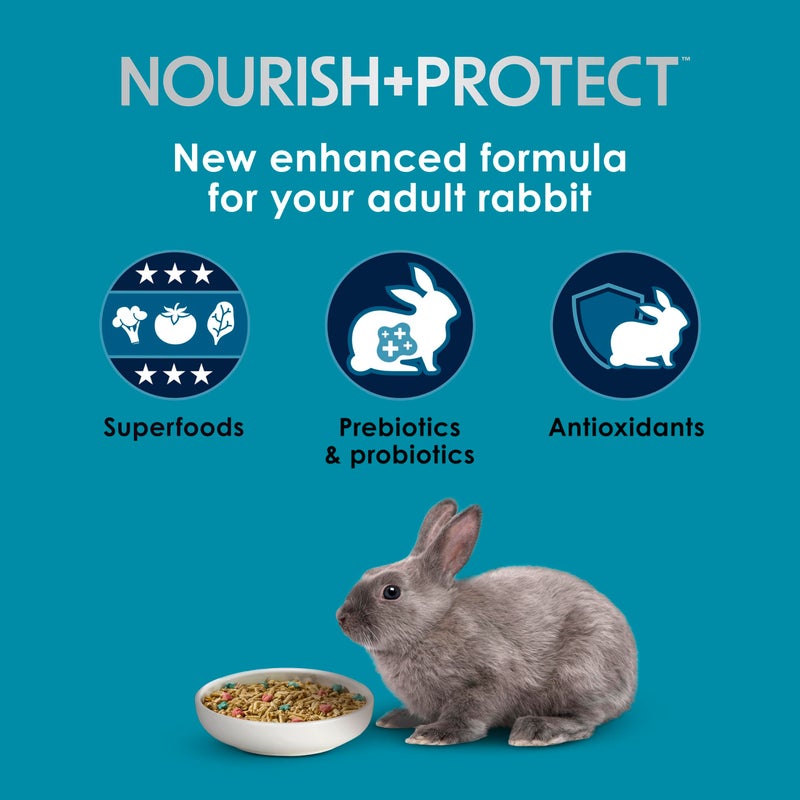 Kaytee Forti-Diet Pro Health Nourish+Protect Adult Rabbit Food, Comprehensive Nutrition Backed by Science, Digestive Health, Immune Support, 5 pounds - Image 3