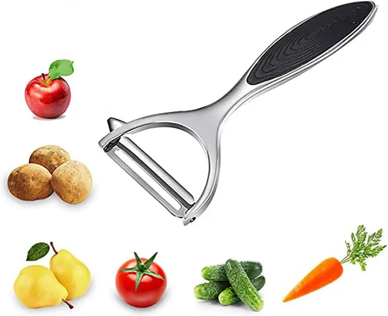 ToolHouse Stainless Steel Peeler, Vegetable Peeler, Fruit Peeling Tool for Potatoes, Apples, Carrots, Vegetables and Fruits - Image 1