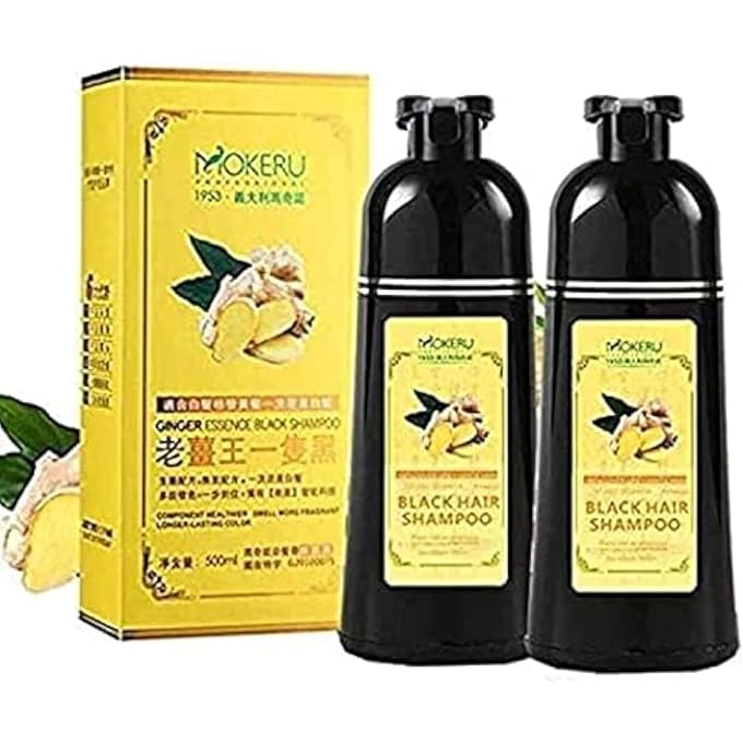 Old Ginger King Black Hair Dyeing Shampoo 500ml