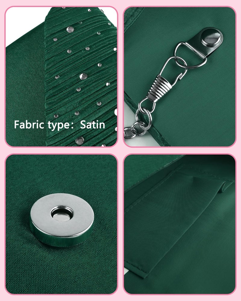 TINDTOP Evening Clutch Purses for Women Handbags for Formal Wedding Party Cocktail Prom Crossbody Shoulder Envelope Bag - Image 5