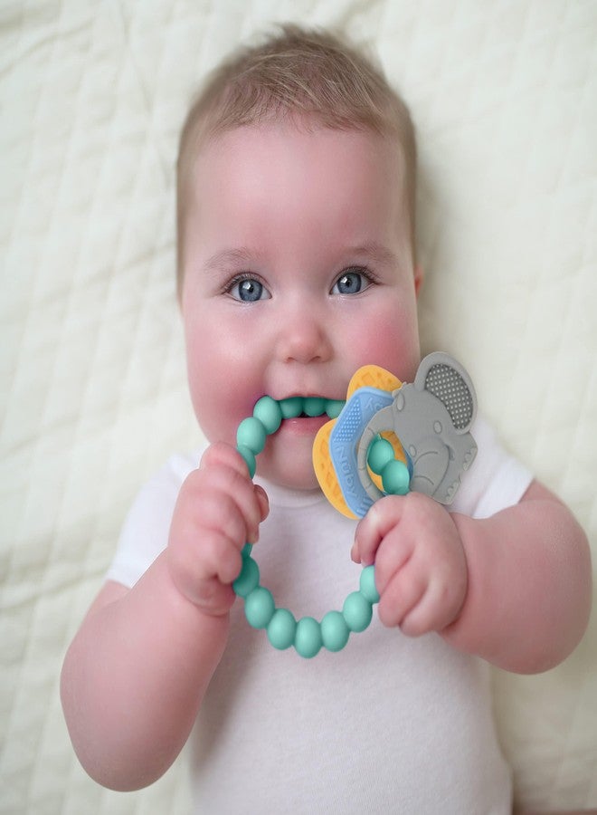 Nuby Chewy Charms Key Silicone Teether, Neutral, 1 Count (Pack of 1) - Image 5
