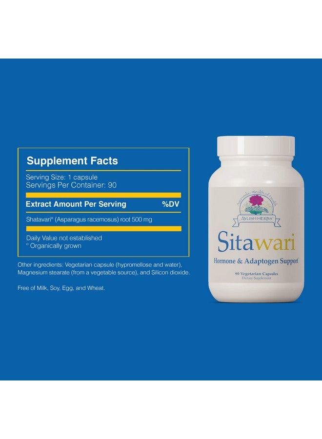 Ayush Herbs Sitawari Hormone Balance Supplement For Women Ayurvedic Reproductive Health Supplement 90 Vegetarian Capsules - Image 4