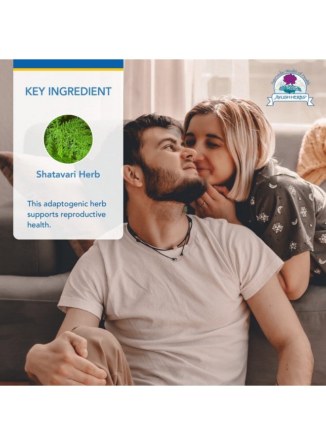 Ayush Herbs Sitawari Hormone Balance Supplement For Women Ayurvedic Reproductive Health Supplement 90 Vegetarian Capsules - Image 3