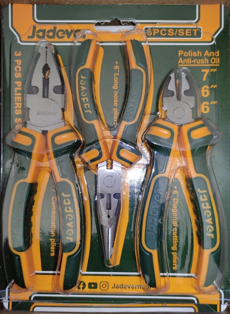Jadever 3-pieces Pliers set - Image 2