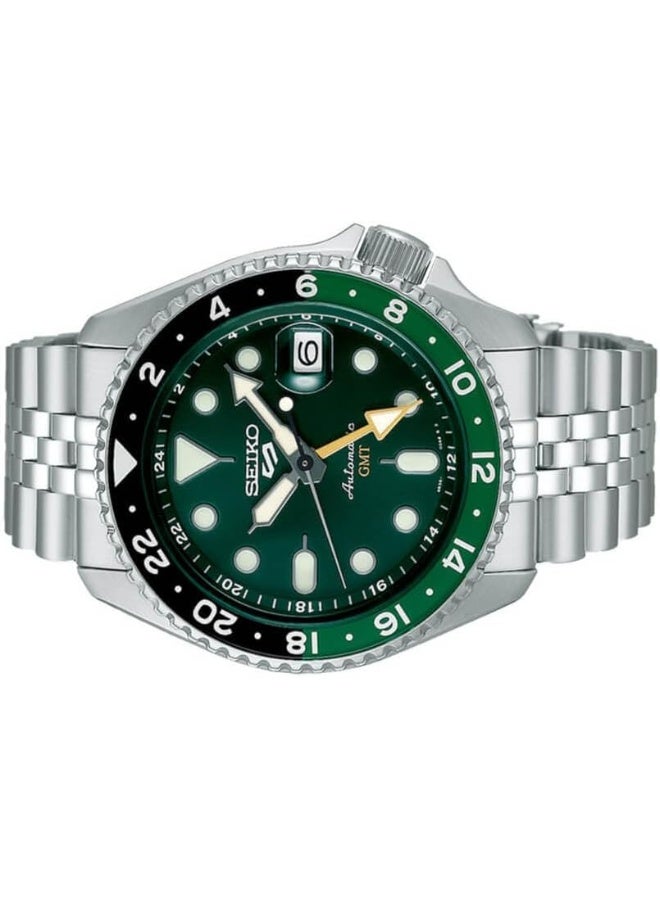 Seiko ساعة سيسكو SSK035K1 5 سبورت أوتوماتيكية GMT للرجال - Image 3