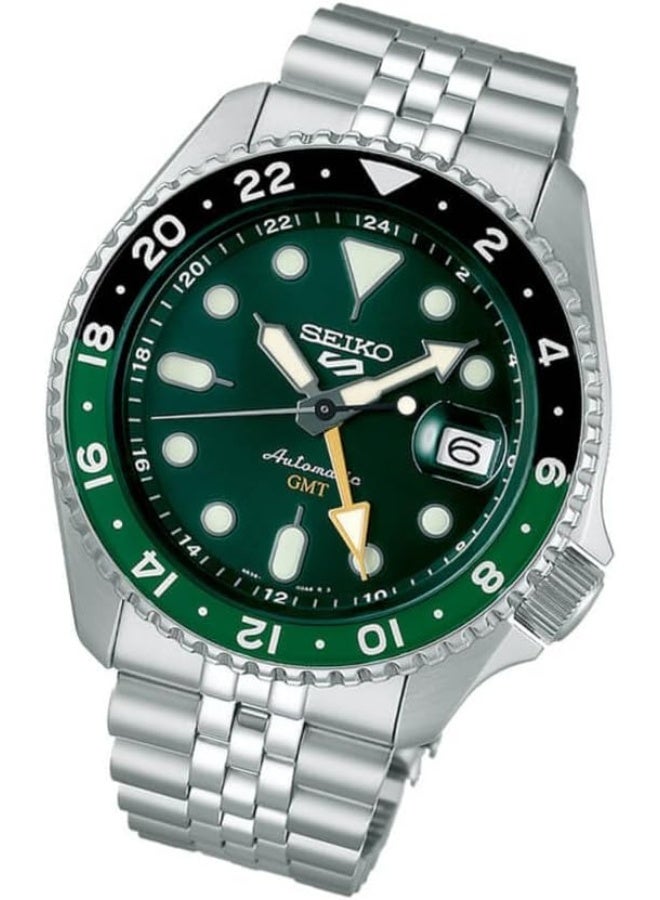 Seiko ساعة سيسكو SSK035K1 5 سبورت أوتوماتيكية GMT للرجال - Image 2