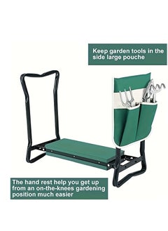 Generic Garden folding cloth bag set kneeling stool sitting chair dual-purpose gardening tools  - Image 4