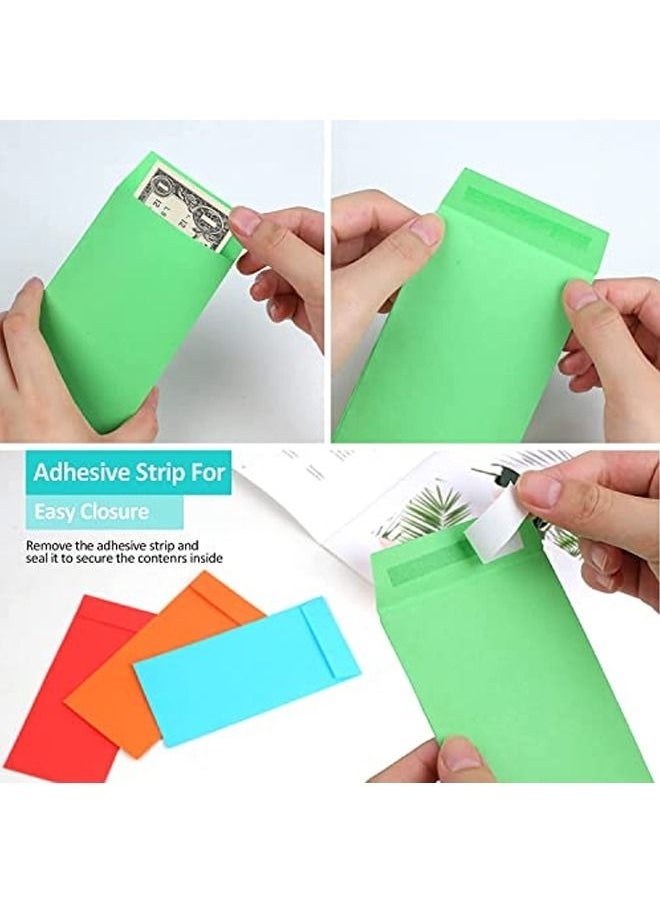 Generic Cash Envelopes 120 Pack 3.2x6.6inch, Money Envelopes for Cash, Key Envelopes for Coins, Checks, Gift Cards & Tickets  - Image 4