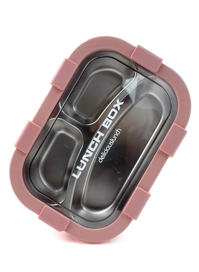 LITTLE SURPRISE BOX Little Surprise Box,Solid Peach Stainless Steel Lunch Box For Kids & Adults