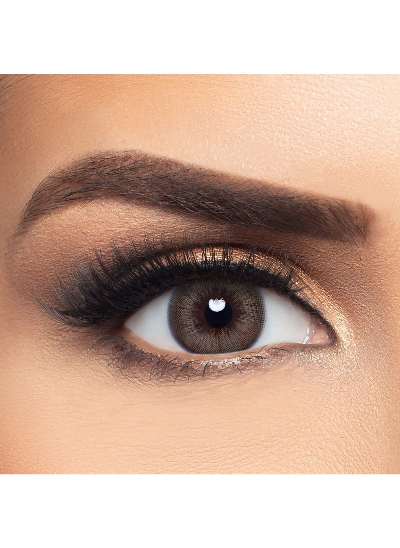 Layala Unisex Colored Contact Lenses, Sable Brown (Pack of 2)  - Image 1