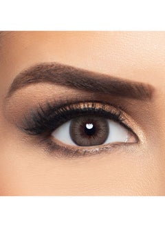 Layala Unisex Colored Contact Lenses, Sable Brown (Pack of 2)  - Image 1