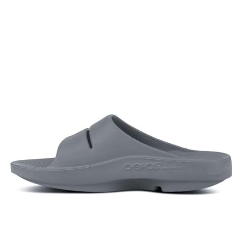 OOFOS OOahh Recovery Slide, Slate - Women’s Size 11, Men’s Size 9 - Image 3