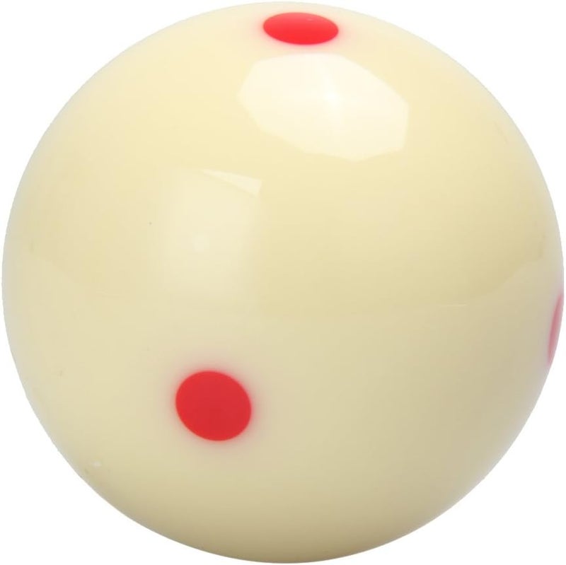 MOOCY Red Dot Cue Ball, AAA-Grade PRO 6 Dot Billiard Practice Training Measle Que Ball - 2 1/4" - Image 2