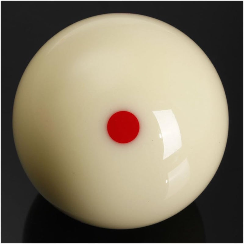 MOOCY Red Dot Cue Ball, AAA-Grade PRO 6 Dot Billiard Practice Training Measle Que Ball - 2 1/4" - Image 4