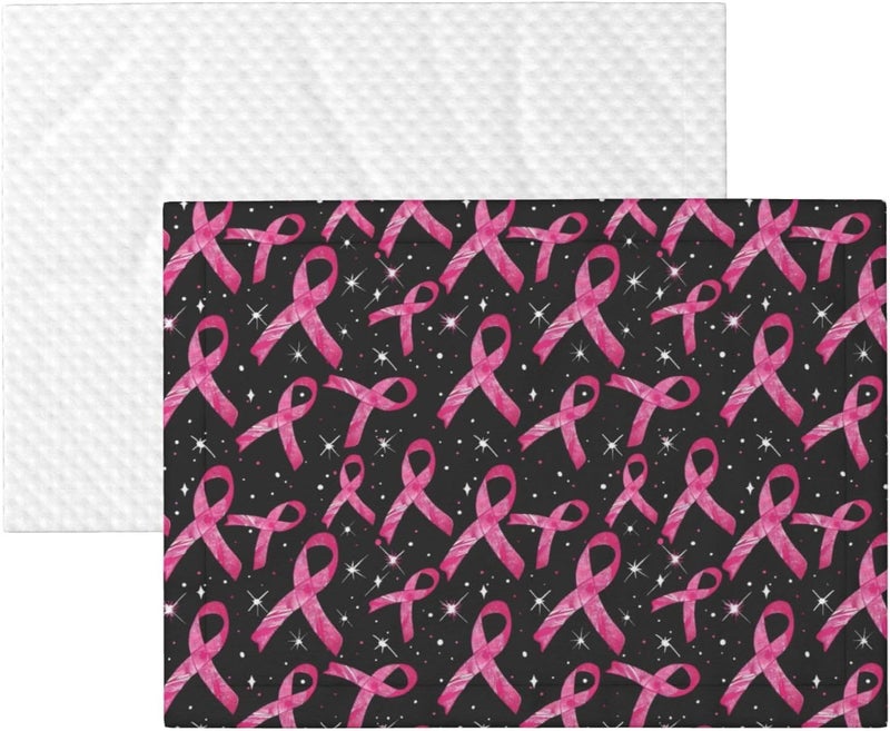 Breast Cancer Awareness B Print Dog Blanket Super Soft Pet Blanket (sizename) Velvet Double Sided Blankets Protection Couch for Dog Puppy Cat - Image 3