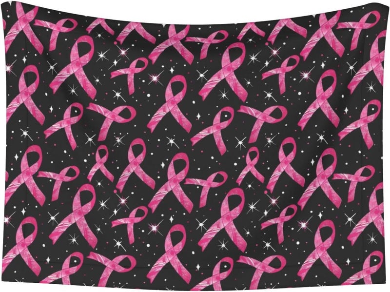 Breast Cancer Awareness B Print Dog Blanket Super Soft Pet Blanket (sizename) Velvet Double Sided Blankets Protection Couch for Dog Puppy Cat - Image 1