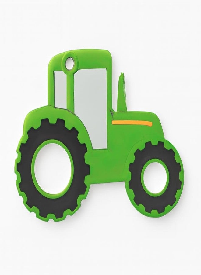 DTR Creation Silicone Baby Teether Toy | Cute Car/Tractor Shape BPA-Free Chewable Soother for Infants & Toddlers | Soft & Safe for Teething Pain Relief (Green) - Image 4