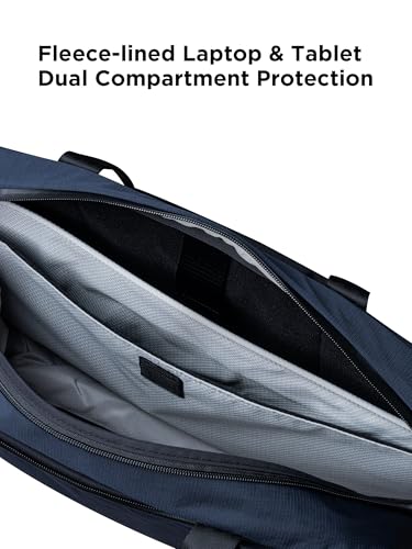 ALPAKA Bravo Brief - 16 Inch Laptop Briefcase, Moonlight Blue Computer Bag with Weatherproof Axoflux 400D Fabric, Messenger Bag for Men and Women, Business Bag for Work Travel - Image 4