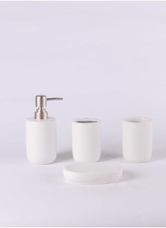 Orchid Orchid 4Pcs Bathroom Accessories Set  - Image 1