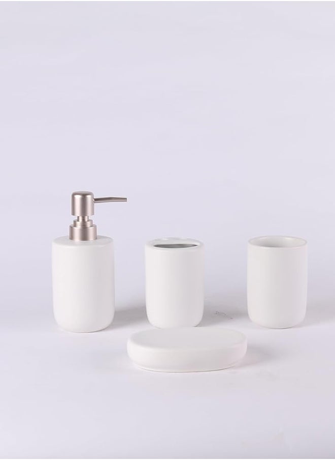 Orchid Orchid 4Pcs Bathroom Accessories Set  - Image 1