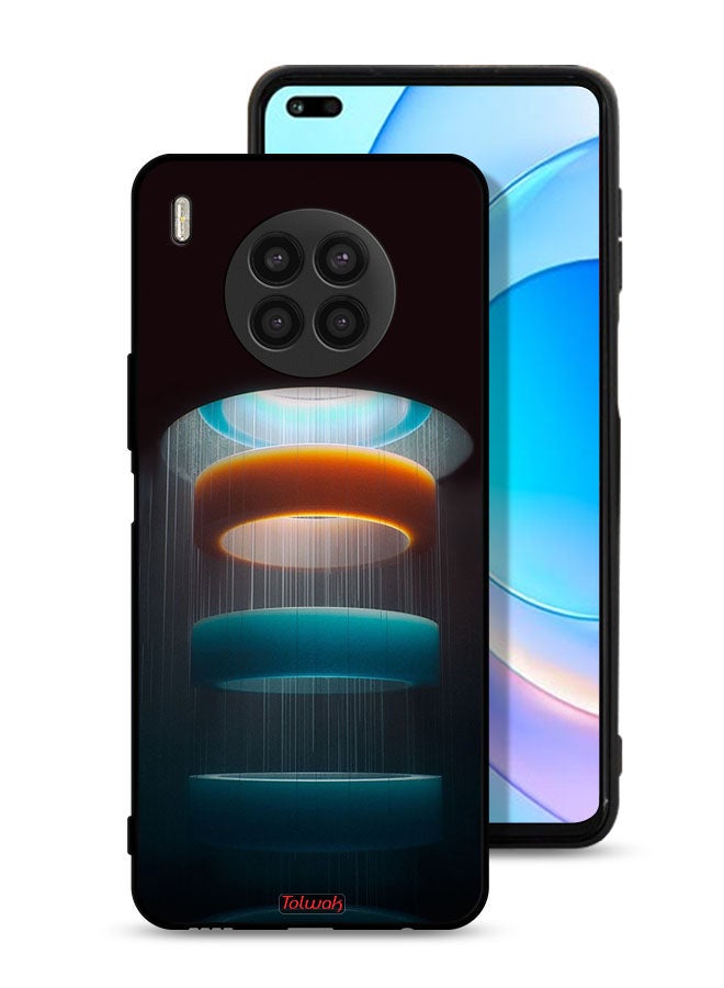 Tolwak Huawei nova 8i Protective Case Cover Rings Art Pattern - Image 1