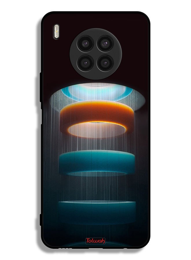 Tolwak Huawei nova 8i Protective Case Cover Rings Art Pattern - Image 2