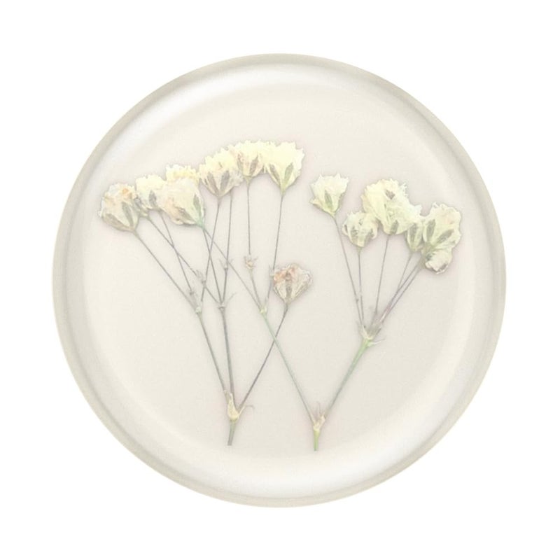 PopSockets Adhesive Phone Grip, Holder, Phone Stand, Flower - Pressed Flower Baby's Breath - Image 5