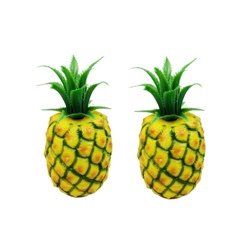 Assorted Color Artificial Pineapple Fruit Decor Realistic Plastic Home Office Ornament - Image 2