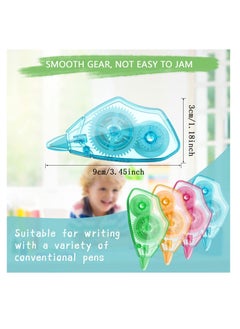 Y&D Correction Tape Roller, Crafts Scrapbook for School Study Teacher Reward Office Useful Gift Home Scrapbooking DIY Adhesive Dot Roller Applicators, Blue, Orange, Pink, Green (16 Pieces)  - Image 2