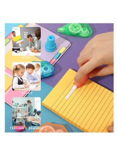 Y&D Correction Tape Roller, Crafts Scrapbook for School Study Teacher Reward Office Useful Gift Home Scrapbooking DIY Adhesive Dot Roller Applicators, Blue, Orange, Pink, Green (16 Pieces)  - Image 5