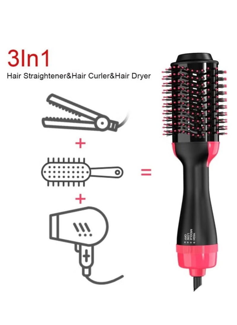 Generic 3-in-1 Hot Air Brush: Straighten, Curl, and Dry with Ease  - Image 3