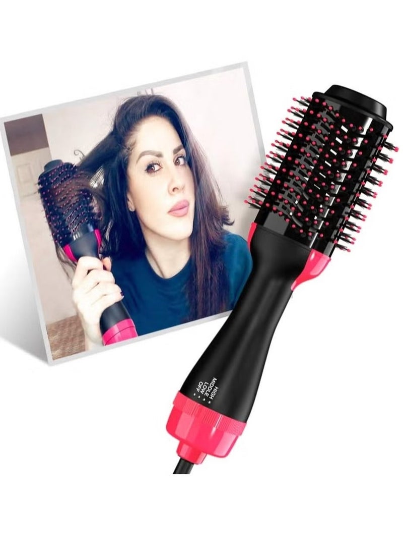 Generic 3-in-1 Hot Air Brush: Straighten, Curl, and Dry with Ease  - Image 1