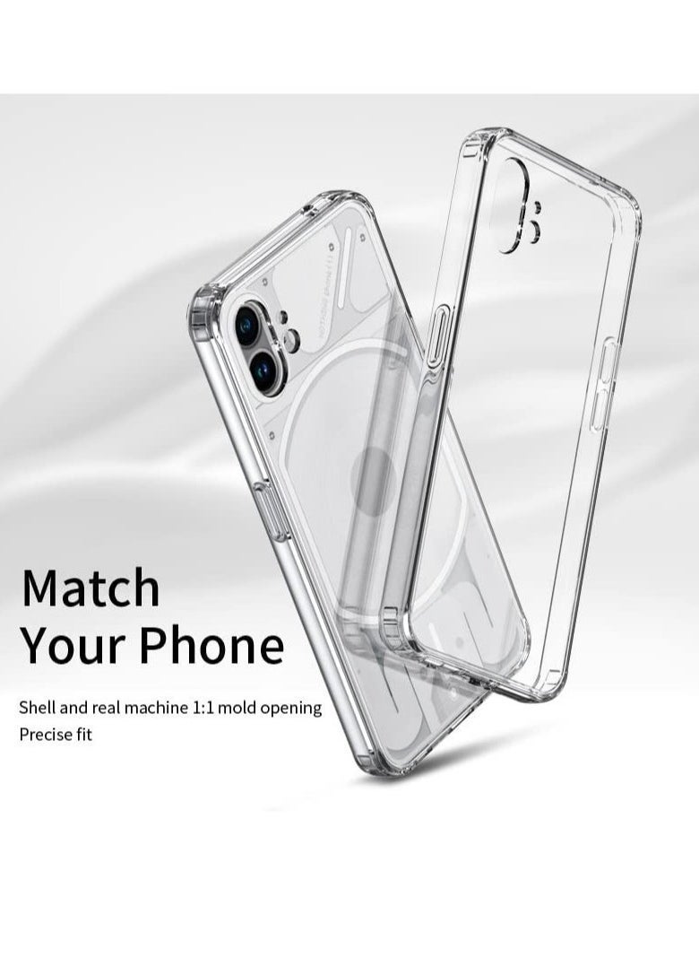 ELTRAZONE Case for Nothing phone (1), Ultra Silm Soft Cover , Anti-Scratch cover for Nothing phone (1) - Transparent - Image 3