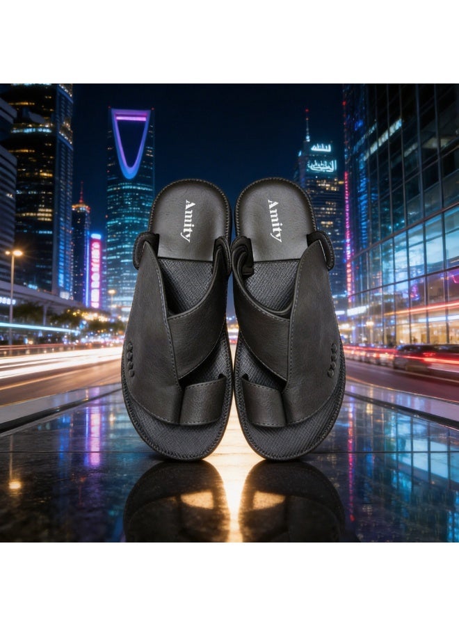 Splicing Design Men Slippers - Image 1