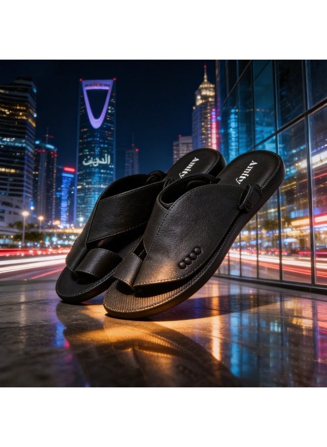 Splicing Design Men Slippers - Image 3