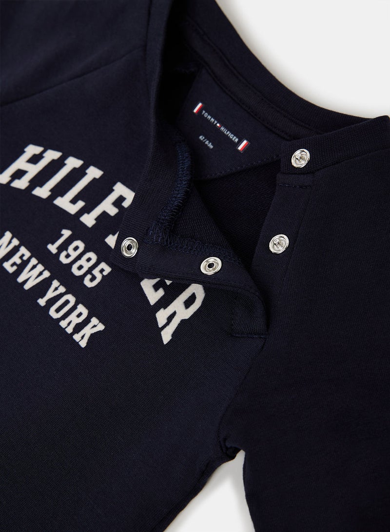 Baby Unisex Varsity Bodysuit