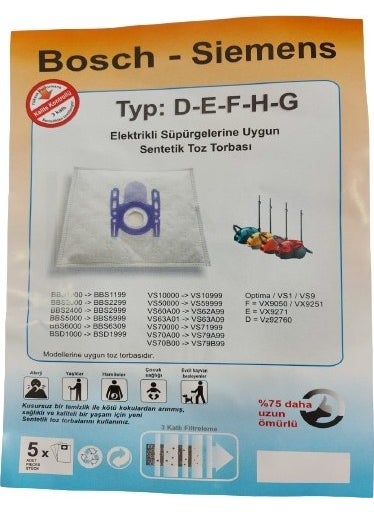 Figoline - Sarcool Bosch - Siemens Vacuum Cleaner Bag - Image 1