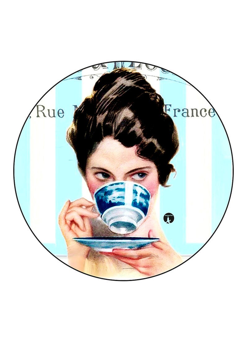 RKN Vintage Art Printed Mouse Pad Multicolour